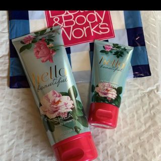 バスアンドボディーワークス(Bath & Body Works)のBath&BodyWorks ハロービューティフル2点セット(ボディクリーム)