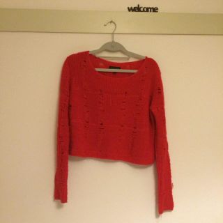 トップショップ(TOPSHOP)のtopshop.REDニット(ニット/セーター)