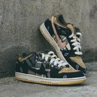 ナイキ(NIKE)のNIKE SB DUNK LOW PRM QS Travis Scott 28(スニーカー)