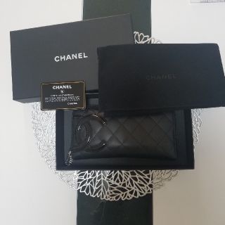 シャネル(CHANEL)のCHANEL正規品カンボンライン長財布(財布)