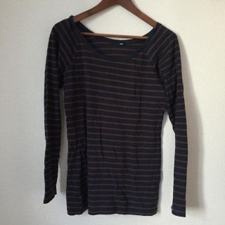 ムジルシリョウヒン(MUJI (無印良品))の無印良品 ボーダーTシャツ(Tシャツ(長袖/七分))