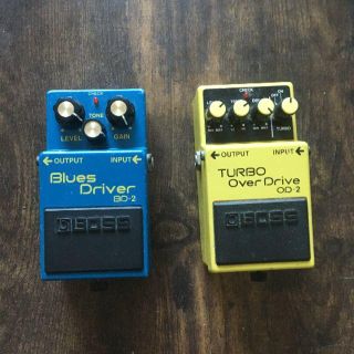 ボス(BOSS)の【ジャンク】エフェクター BOSS BD-2 + OD-2(エフェクター)