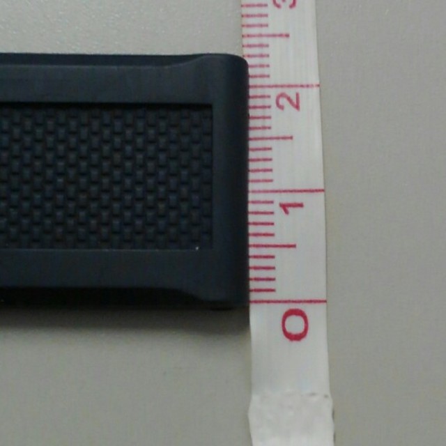 Luminox(ルミノックス)の社外LUMINOX交換ベルト片側 メンズの時計(ラバーベルト)の商品写真