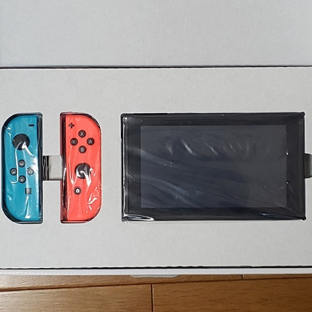 Nintendo Switch(ニンテンドースイッチ)の新モデル Nintendo Switch 本体 ネオンブルー エンタメ/ホビーのゲームソフト/ゲーム機本体(家庭用ゲーム機本体)の商品写真