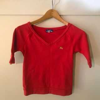 バーバリー(BURBERRY)のBurberry ショート丈カットソー(Tシャツ(半袖/袖なし))