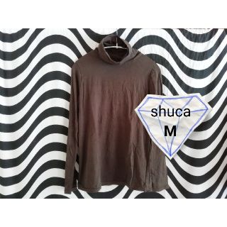 シュカグローバルワーク(shuca GLOBALWORK)の◎ shuca ハイネックストレッチカットソー M(カットソー(長袖/七分))