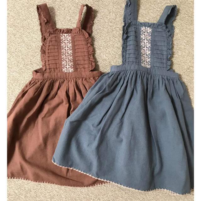 misha and puff×apolina pinafore ワンピース   キッズ/ベビー/マタニティのキッズ服女の子用(90cm~)(ワンピース)の商品写真