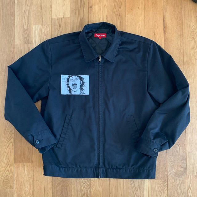 17AW Supreme Akira Work Jacket 黒Ｌサイズ