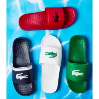 ラコステ(LACOSTE)のUK8 ラコステ ホワイト サンダル(サンダル)