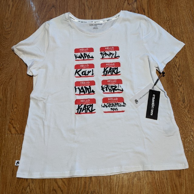 Karl Lagerfeld(カールラガーフェルド)のカールラガーフェルド　Ｔシャツ レディースのトップス(Tシャツ(半袖/袖なし))の商品写真