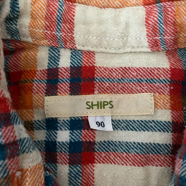 SHIPS(シップス)のシップス　ネルシャツ キッズ/ベビー/マタニティのキッズ服男の子用(90cm~)(ブラウス)の商品写真