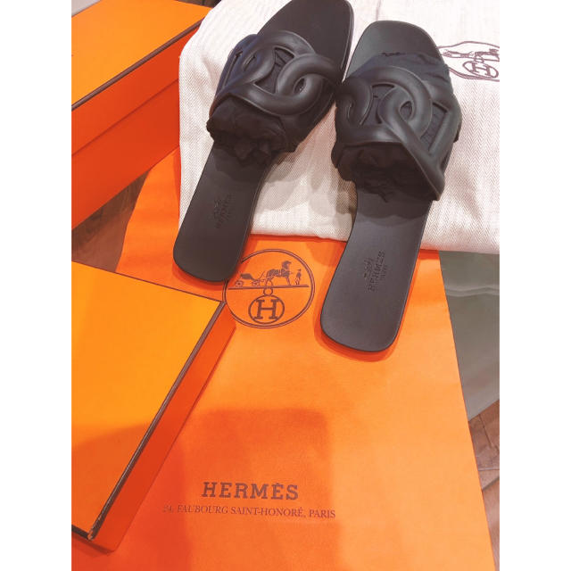 靴/シューズHERMES  サンダル   アロハ