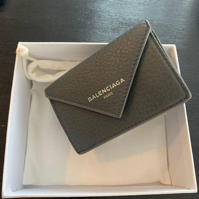 Balenciaga(バレンシアガ)のバレンシアガ ミニ財布 ペーパー ミニ 三つ折り財布 レディースのファッション小物(財布)の商品写真