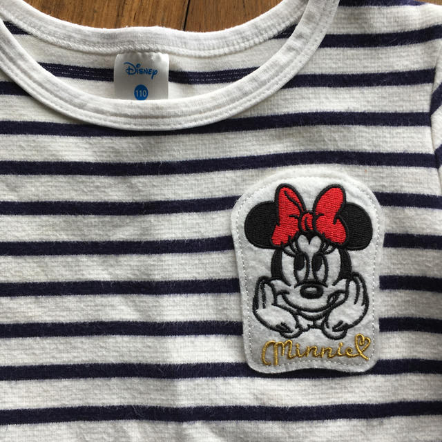 Disney(ディズニー)のディズニー　ミニーロンＴ 110 キッズ/ベビー/マタニティのキッズ服女の子用(90cm~)(Tシャツ/カットソー)の商品写真