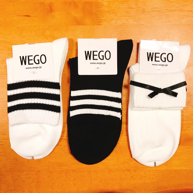 WEGO(ウィゴー)のWEGO ソックス3点セット レディースのレッグウェア(ソックス)の商品写真