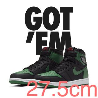 ナイキ(NIKE)のAIR JORDAN 1 RETRO HIGH OG PINE GREEN(スニーカー)