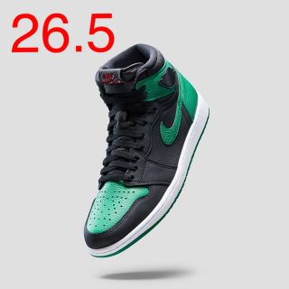 ナイキ(NIKE)の【送料無料】 26.5cm Air Jordan 1 Pine green(スニーカー)