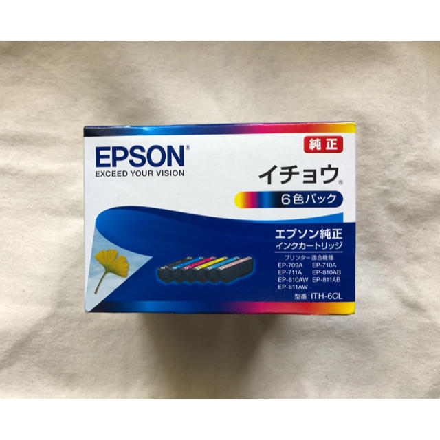 【新品・未使用】EPSON 純正イチョウ6色パック　ITH-6CL