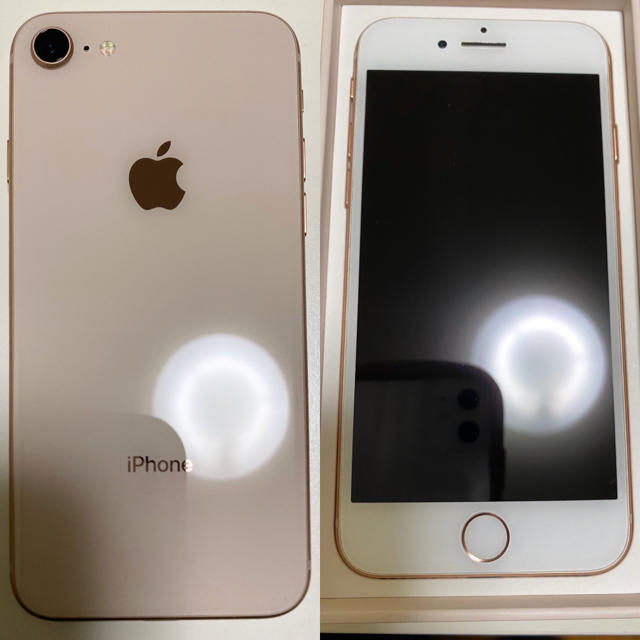 美品　iPhone8 64GB SIMフリー　Gold