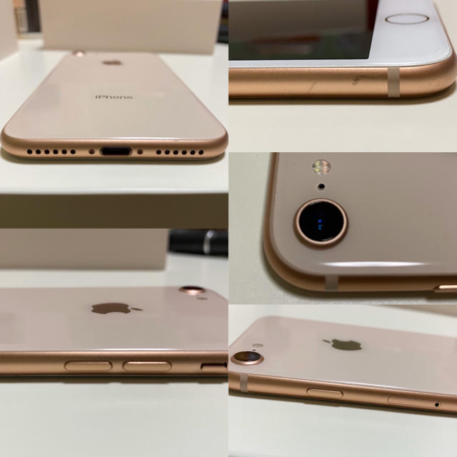 【美品】 iPhone8 64GB ゴールド SIMフリー