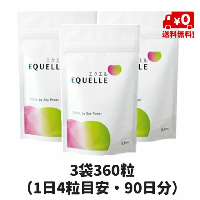 食品/飲料/酒大塚製薬 エクエル  パウチ 120粒入り(約30日分)×3個セット