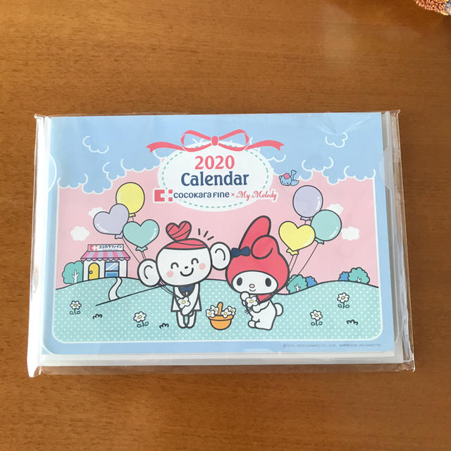 マイメロディ(マイメロディ)の卓上カレンダー2020年 マイメロディ サンリオキャラクター インテリア/住まい/日用品の文房具(カレンダー/スケジュール)の商品写真