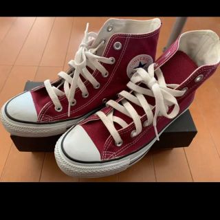 コンバース(CONVERSE)のコンバース オールスター ハイカット レッド maroon(スニーカー)