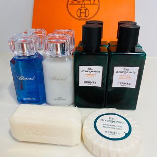 エルメス(Hermes)の【希少！】【新品未使用】エルメス&ショパールアメニティ&ミニショップ袋(日用品/生活雑貨)