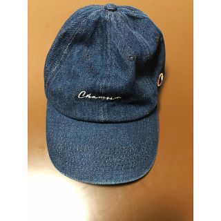 チャンピオン(Champion)の【値下げしました！】champion デニムキャップ(キャップ)