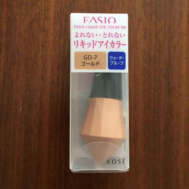 KOSE(コーセー)のファシオ コーセー リキッドアイライナー ゴールド ウォータープルーフ コスメ/美容のベースメイク/化粧品(アイシャドウ)の商品写真