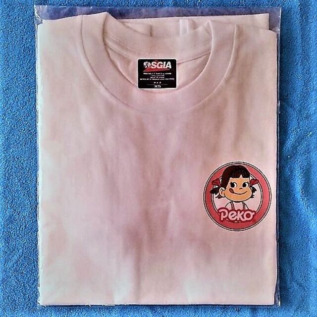 不二家(フジヤ)のペコちゃん　親子ペア半袖Ｔシャツ　白 レディースのトップス(Tシャツ(半袖/袖なし))の商品写真