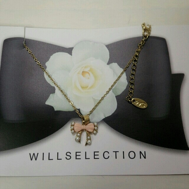 WILLSELECTION(ウィルセレクション)のウィルセレクション♡りぼんネックレス レディースのアクセサリー(ネックレス)の商品写真