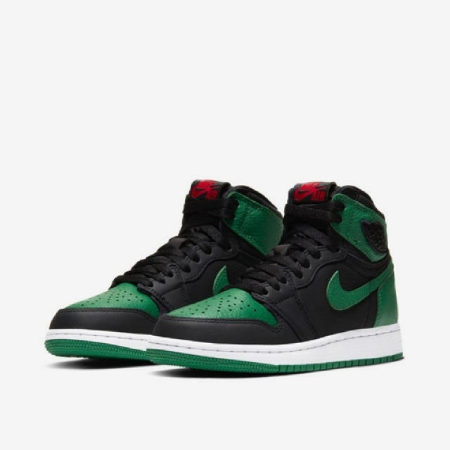 NIKE(ナイキ)のNIKE AIR JORDAN 1 HIGH OG GS PINE GREEN レディースの靴/シューズ(スニーカー)の商品写真