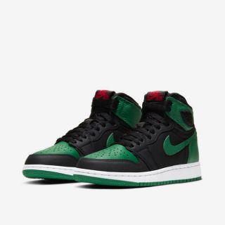 ナイキ(NIKE)のNIKE AIR JORDAN 1 HIGH OG GS PINE GREEN(スニーカー)