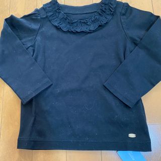 タルティーヌ エ ショコラ(Tartine et Chocolat)のタルティーヌエショコラのフリル　カットソー　ロンT 新品　100 75%オフ(Tシャツ/カットソー)