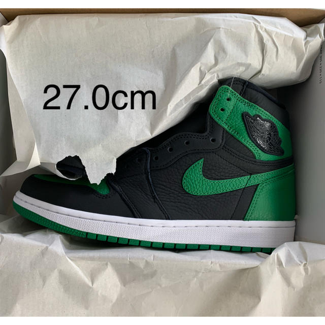 スニーカー27.0 Nike Air Jordan 1 Pine Green 緑