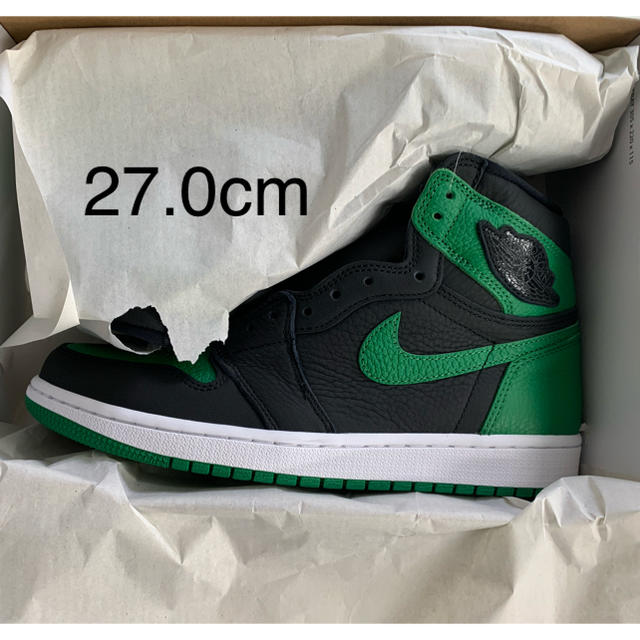 NIKE(ナイキ)の27.0 Nike Air Jordan 1 Pine Green 緑 メンズの靴/シューズ(スニーカー)の商品写真