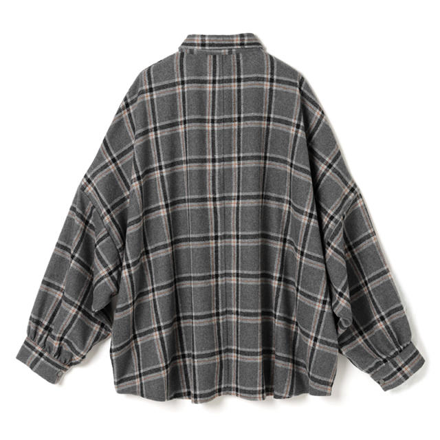 GRL(グレイル)のオーバーサイズチェックシャツジャケット レディースのトップス(シャツ/ブラウス(長袖/七分))の商品写真