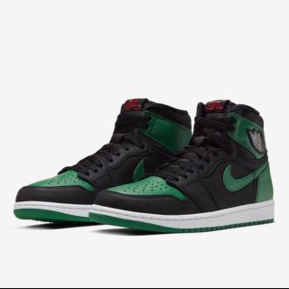 ナイキ(NIKE)のair jordan 1 pine green 26cm(スニーカー)