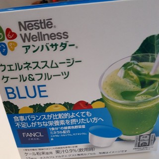 ネスレ(Nestle)のネスカフェ　ウェルネススムージー　ケール&フルーツ　BLUE(ソフトドリンク)