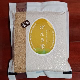 農家自家米・有機・無農薬・コシヒカリ（玄米）(米/穀物)
