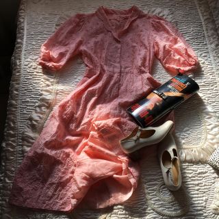 ロキエ(Lochie)のvintage  cotton  dress(ロングワンピース/マキシワンピース)