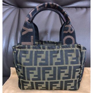 フェンディ(FENDI)のフェンディ★ミニトートバッグ(ズッカ柄)★used(トートバッグ)