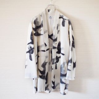 サスクワッチファブリックス(SASQUATCHfabrix.)の【sasquatchfabrix.】crow HAORI-jacket(ノーカラージャケット)