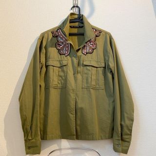 ザラ(ZARA)のZARA ミリタリーシャツ(ミリタリージャケット)