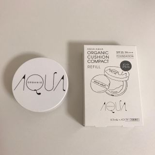 コスメキッチン(Cosme Kitchen)のアクアアクア ❁ クッションファンデーション (リフィル & コンパクト)(ファンデーション)