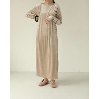 トゥデイフル(TODAYFUL)のTODAYFUL Velour Slit Dress(ロングワンピース/マキシワンピース)