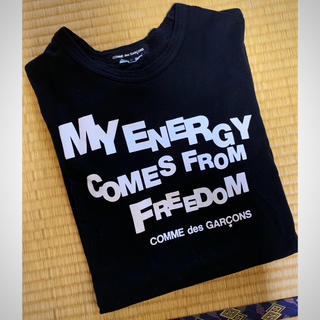 コムデギャルソン(COMME des GARCONS)の美品⭐︎コムデギャルソン☆ブラックTシャツ(Tシャツ/カットソー(半袖/袖なし))