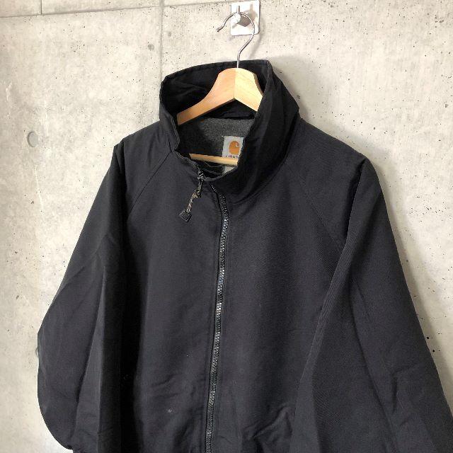 carhartt(カーハート)の90s Carhartt ナイロン ワーク スタンド ジャケット L ブラック メンズのジャケット/アウター(ナイロンジャケット)の商品写真