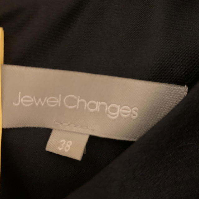 Jewel Changes(ジュエルチェンジズ)の【お値下げ可！！】ワンピース　パーティドレス　黒　膝丈　ノースリーブ レディースのワンピース(ひざ丈ワンピース)の商品写真